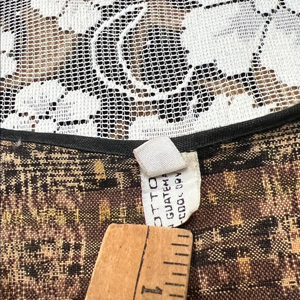 Bohemian-Style Patchwork Vest Featuring Cotton Fa… - image 4